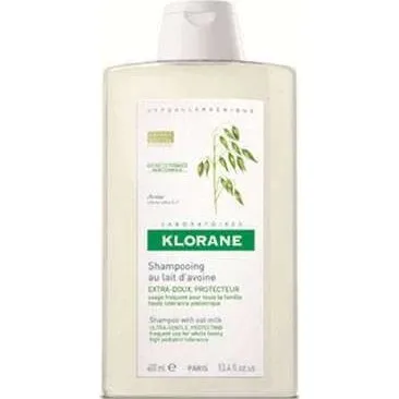 Klorane Champú Extremadamente Suave con Leche de Avena, 400 ml