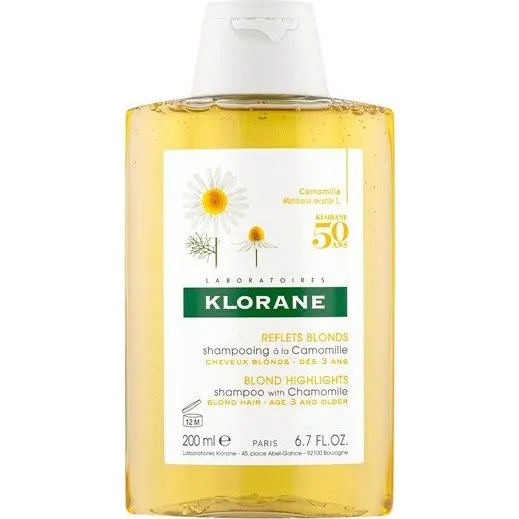 Klorane Champú Camomila Cabello Rubio 200 ml