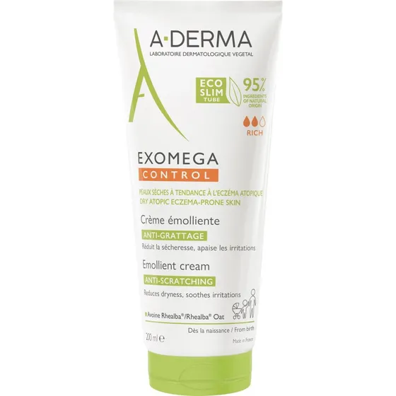 A-Derma Exomega Control Crema Emoliente para Pieles Atópicas 200 ml