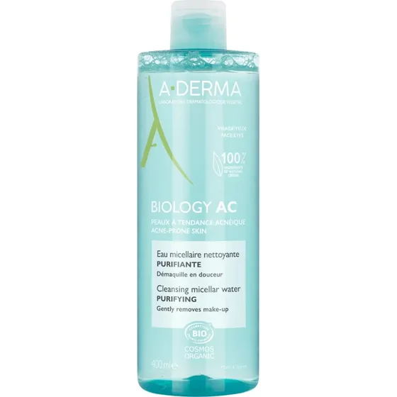 A-Derma Biology AC Agua Micelar Purificante para Piel Grasa 400ml
