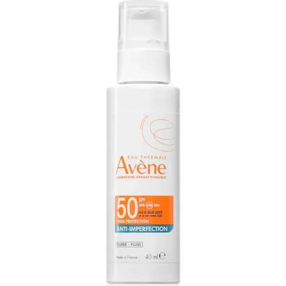 Avène Fluido Antimanchas SPF 50+ para Pieles Sensibles con Imperfecciones 40ml