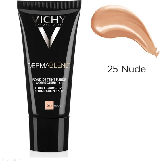 Vichy Dermablend Base de Maquillaje Correctora Tono 25 Nude 30 ml