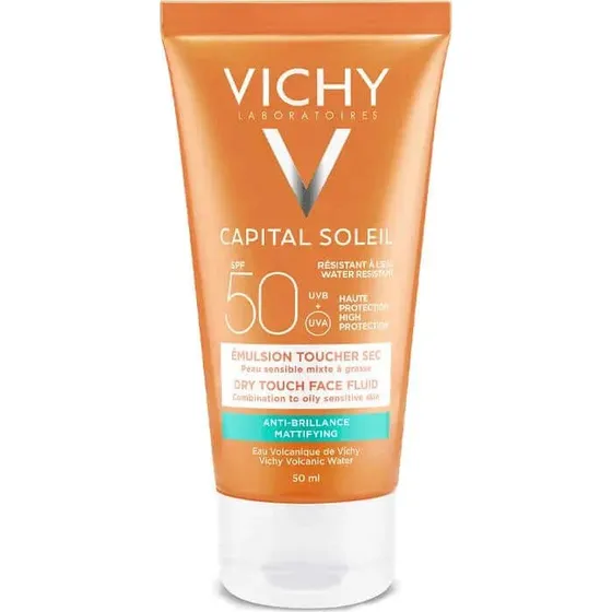Vichy Capital Soleil Toque Seco SPF 50 Emulsión Matificante 50 ml