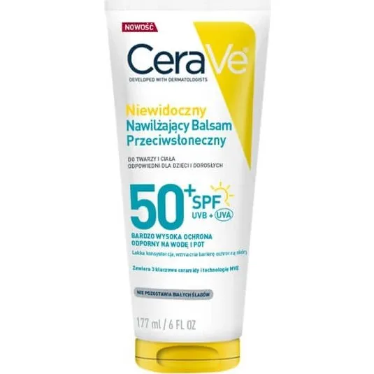 CeraVe Loción Solar Hidratante Invisible SPF50+ 177 ml