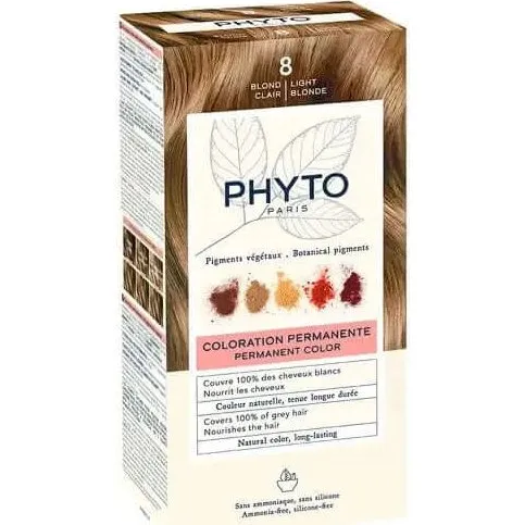 Phyto Color 8 Coloración Permanente Rubio Claro