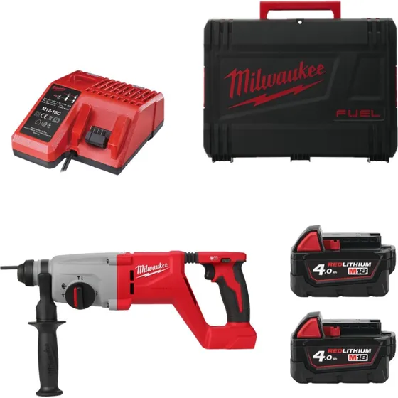Milwaukee M18 BLHACD26-402X 18V 4Ah SDS-Plus