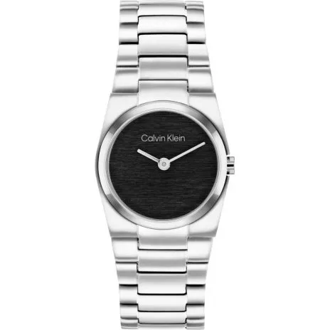 Reloj Calvin Klein Unite 25100121 Plateado y Negro Mujer