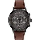 Reloj Calvin Klein Gauge Negro y Marrón 25200498