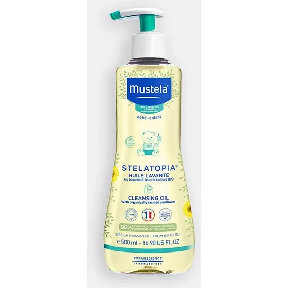 Mustela Stelatopia Aceite Limpiador para Piel Atópica 500ml