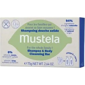 Mustela Champú Sólido 2 en 1 Cabello y Cuerpo 75g