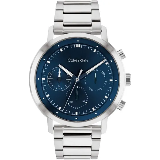 Calvin Klein Gauge 25200063 Hombre Azul Plata