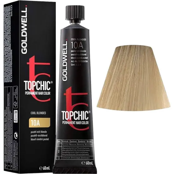 Goldwell Topchic Tinte Permanente 10A Rubio Ceniza Pastel 60ml