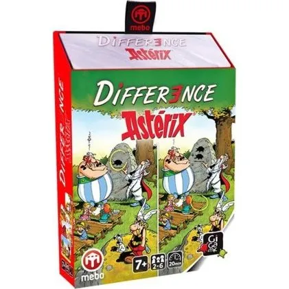 Mebo Games Difference Asterix - Juego de Cartas de Agudeza Visual