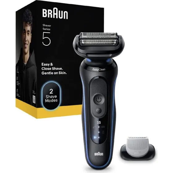 Braun Serie 5 52-N1200S Afeitadora Eléctrica Negra, 50 min