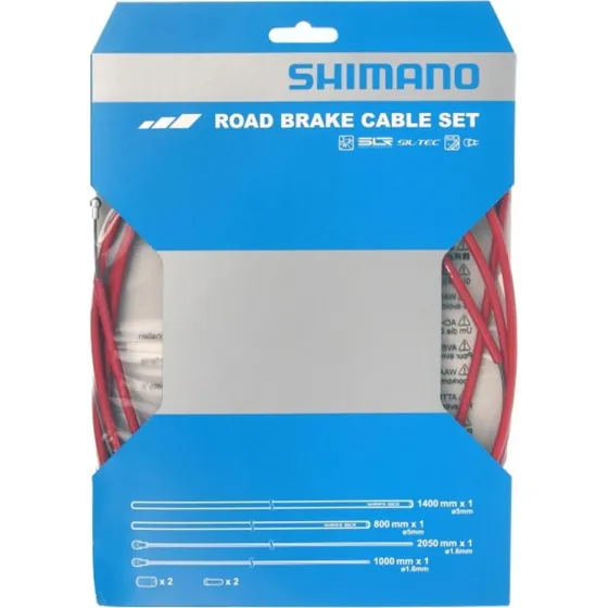 Shimano PTFE Freno Carretera Rojo S