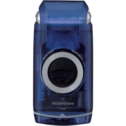 Braun MobileShave PocketGo M60B Negro/Azul