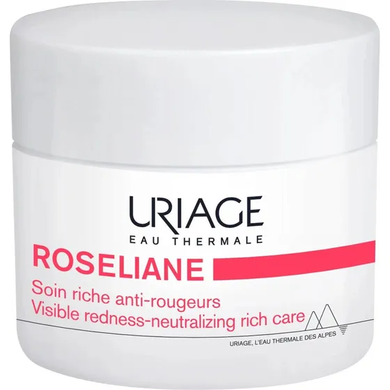 Uriage Roseliane Riche Crema para Piel Sensible con Tendencia a las Rojeces, 50 ml