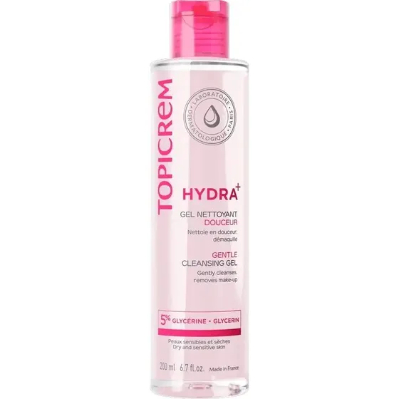 Topicrem Hydra+ Gel Limpiador Suave 200ml