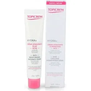 Topicrem Hydra+ Crema Hidratante Iluminadora Rica 40ml