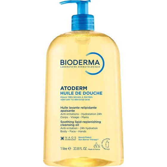 Bioderma Atoderm Huile de Douche Aceite Limpiador Hidratante 1L
