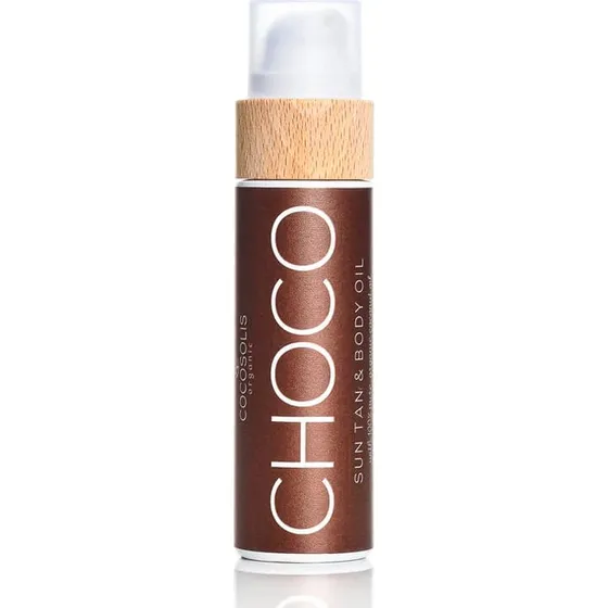 Cocosolis Aceite Corporal Bronceador Choco, 110 ml
