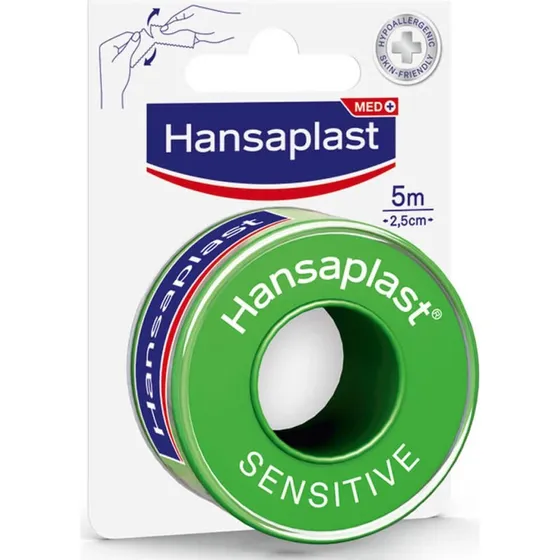 Hansaplast Silk Cintas Sensibles Autoadhesivas 5m x 2,5cm