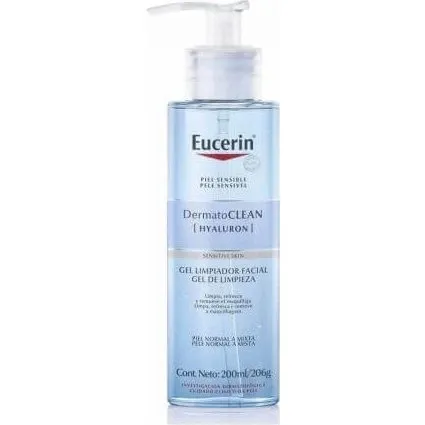 Eucerin DermatoClean Gel Limpiador Facial, 200 ml