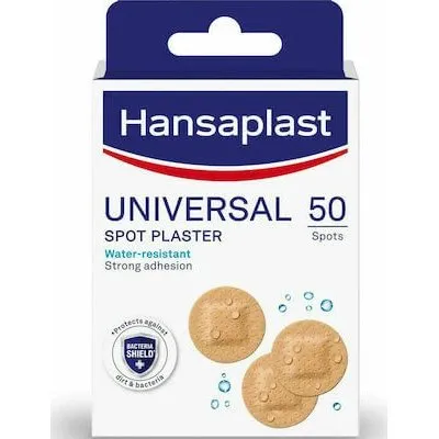 HANSAPLAST Esparadrapo Universal Redondo Impermeable 50 Unidades
