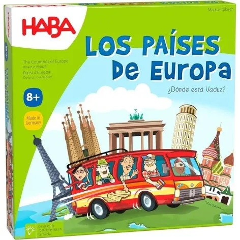 HABA - Los países de Europa - Juego de mesa educativo