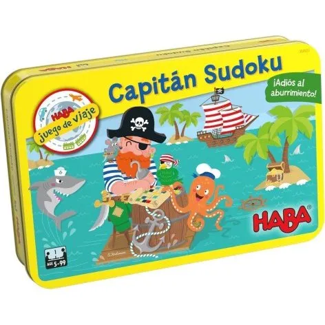 HABA Capitán Sudoku - Juego de mesa imantado para niños