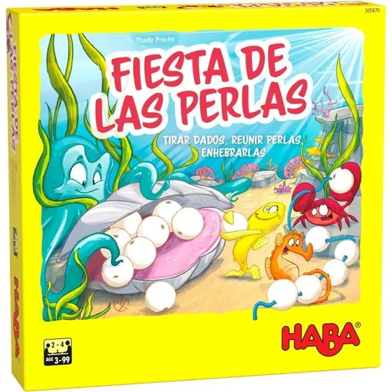 Haba La Fiesta de las Perlas Juego de Mesa para Niños