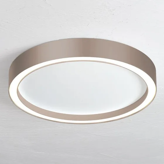 Bopp Aura Lámpara LED de Techo Ø 40cm Blanco/Taupe