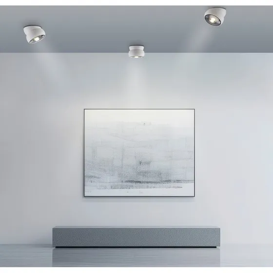 Downlight LED PURE Move Blanco Ø 12 cm - Giratorio y Orientable