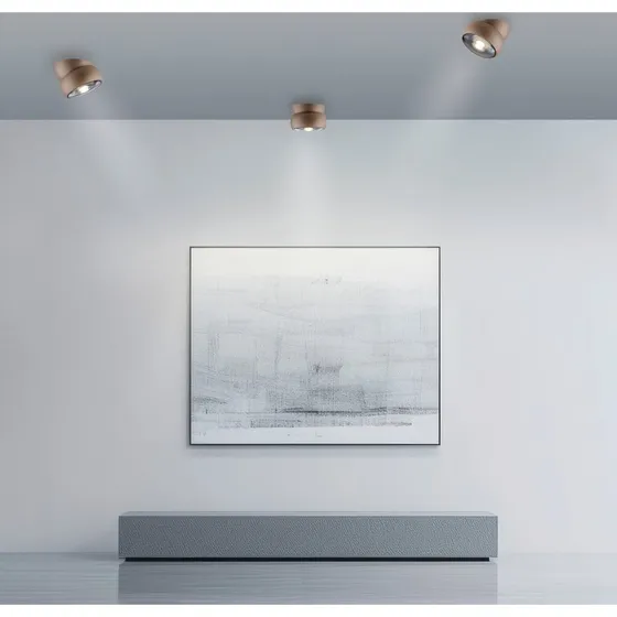 Downlight LED PURE Move Ø 12 cm - Bronce - Orientable