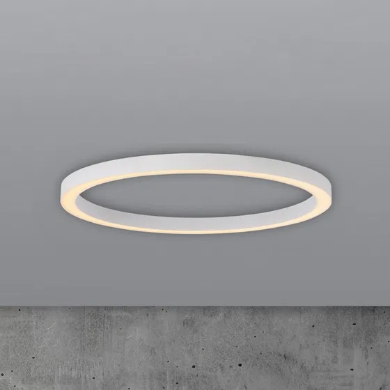 Paul Neuhaus Lámpara LED de techo PURE Lines, Ø 70 cm, Blanca, CCT