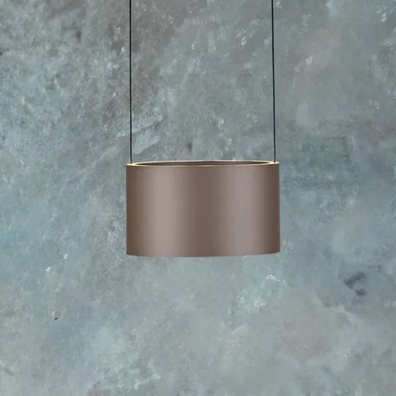 Lámpara colgante LED PURE Clipse Bronce Ø 20 cm CCT 2 luces
