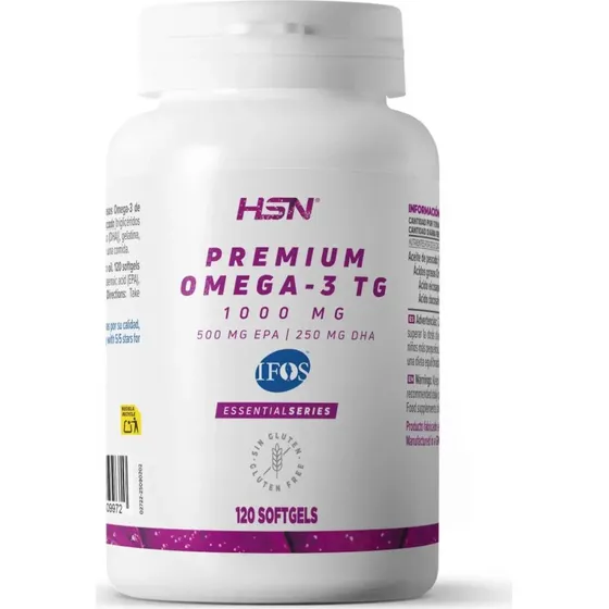 HSN Premium Omega-3 TG 1000mg 120 Perlas