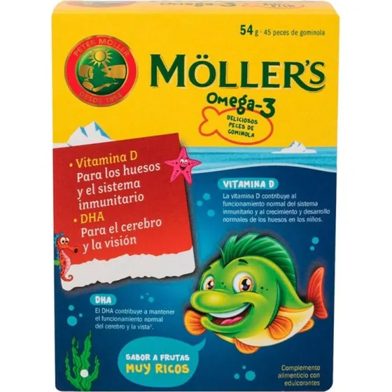 Mller'S Omega-3 Gominolas Tuttifruti 54 g