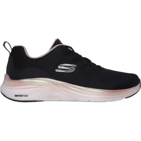 Skechers Vapor Foam Midnight Glimmer - Negro Rosa Mujer - 39