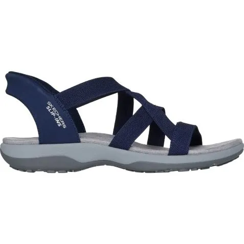 Skechers Reggae Slim Stretch Flex Slip-ins - Azul Marino - Mujer 41