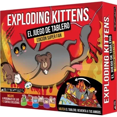 Exploding Kittens: El Juego de Tablero - Edición Super Fan