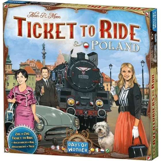 Asmodee Aventureros al Tren: Polonia - Expansión de Juego de Mesa