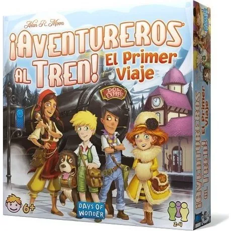 Asmodee Aventureros al Tren: El Primer Viaje - Juego de Mesa