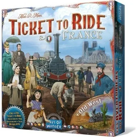 Asmodee Aventureros al Tren: Francia + El Viejo Oeste