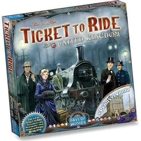 Aventureros al Tren: Reino Unido y Pennsylvania - Juego de Mesa