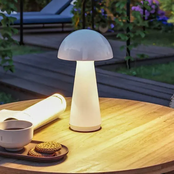 Paulmann Lámpara de Mesa Portátil Onzo LED Blanca IP44
