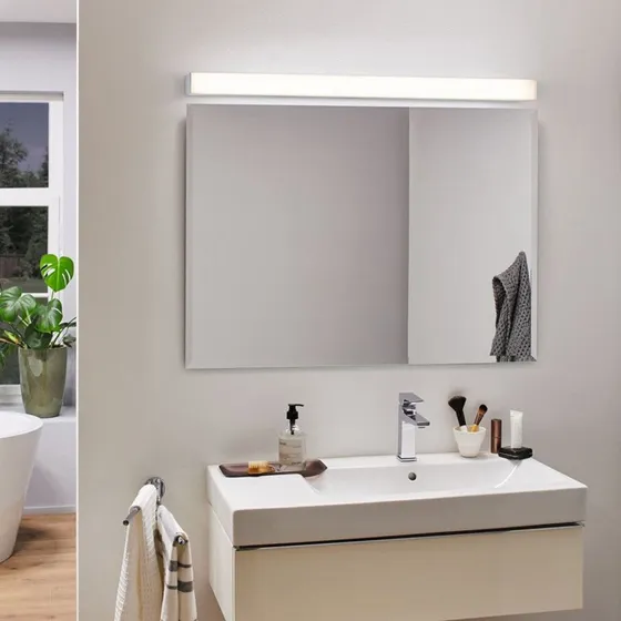 Paulmann Tova Aplique LED de Espejo 6,2W IP44 Cromo/Blanco