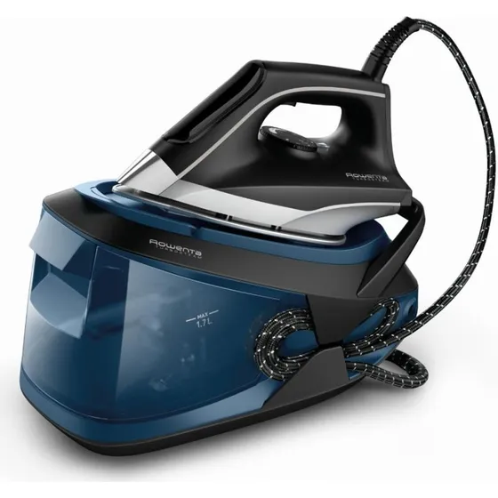 Rowenta VR8322 Turbosteam 2600W Plancha Microsteam 400 Láser Negro/Azul