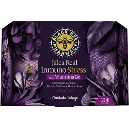 Black Bee Inmuno Stress Vitamina B6 20 Ampollas