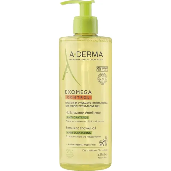 A-Derma Exomega Control Aceite Emoliente de Ducha 500 ml